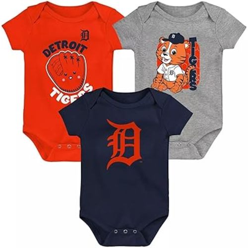 Outerstuff MLB Newborn & Infants 0-24 Months Change Up 3 Piece Onesie Creeper Romper Set