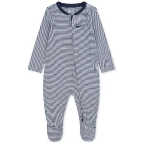 Baby Boy or Girl Viscose Striped Footed Coverall