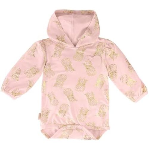UV SKINZ Baby Girl Hooded Sunzie, UPF 50+ Protection