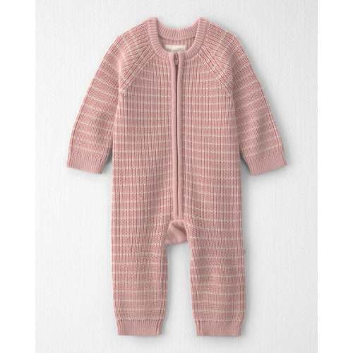 Baby Girl Organic Cotton Sweater Knit Jumpsuit - Little Planet | Carter's