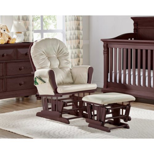Suite Bebe Cleo Wooden Glider and Ottoman | Wayfair