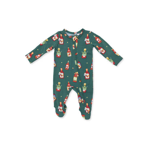 2-Way Zip Footie, Spice Spice Baby