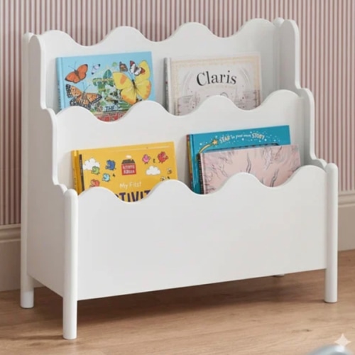 Kids' Wavy Bookcase