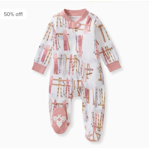 Sunrise Slopes Organic Cotton Sleep & Play - Organic Rose