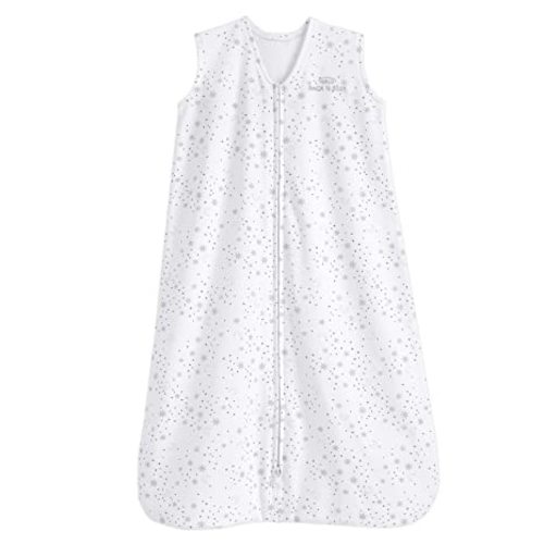 HALO SleepSack, 100% Cotton Wearable Blanket, Swaddle Transition Sleeping Bag, TOG 0.5, Floral Vintage Stripe, Large, 12-18 Months