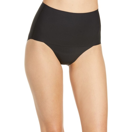 Proof® Period & Leak Resistant High Waist Super Light Absorbency Smoothing Underwear, Medium, Black