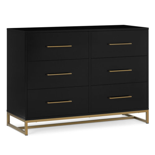 Delta Children Jade 6 Drawer Dresser With Interlocking Drawer System | Wayfair