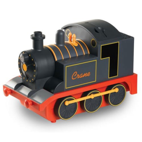 Crane Cool Mist Ultrasonic Baby Humidifier for Nursery and Kids Room, Auto Shut Off 1 Gallon, Optional Filter, Playful Design, Train