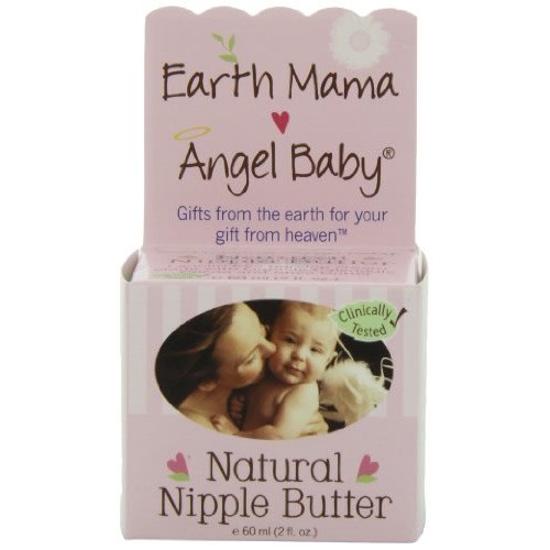 Earth Mama Angel Baby Natural Nipple Butter - 2 Ounce Jar