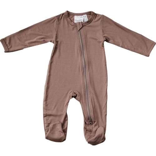 Mebie Baby Plum Bamboo Zipper Gender Neutral