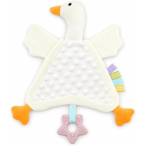 Loveys for Babies, White Goose Baby Security Blanket