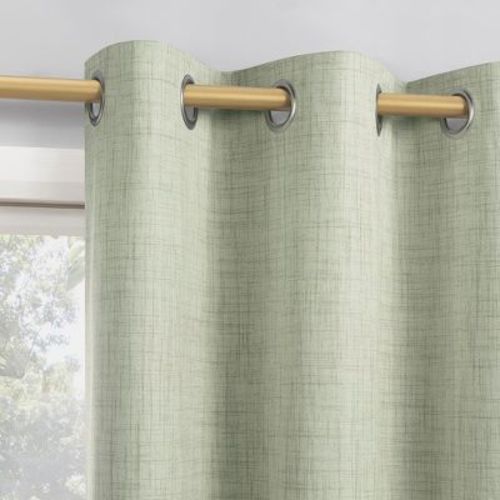 Sun Zero Arlander Crosshatch Thermal Blackout Grommet Curtain Panel