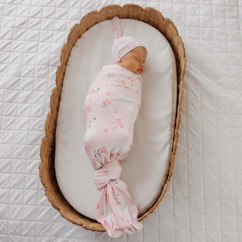 Knit Swaddle Blanket - Adelia