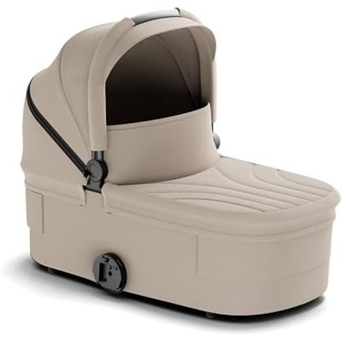 Mompush Vira Baby Bassinet, UPF 50+ Canopy, Washable Mattress, Carry Handle
