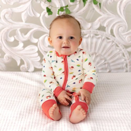 Free Birdees It’s a Bug’s Life Bamboo Viscose Convertible Footie - FINAL SALE