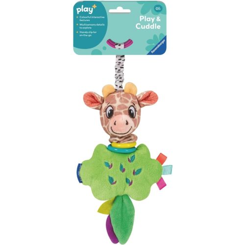 Ravensburger Play+ Pull & Wiggle - Giraffe | Interactive Movement Toy | Encourages Grasping & Cause-and-Effect Learning