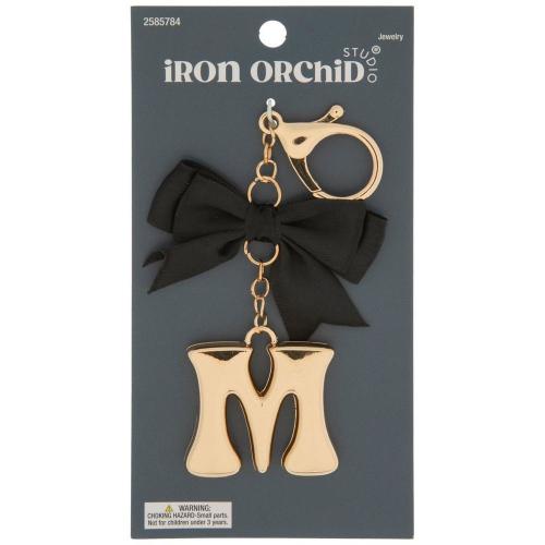 Letter With Bow Keychain