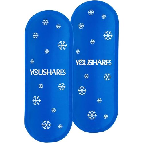 YOUSHARES Diabetes Ice Packs for Insulated Medication Travel Bag - TSA Approved Ice Packs for Insulin Cooler Travel Case, Mini Ice Packs Suitable for Most Medication Cooler Travel Case（2 Packs）
