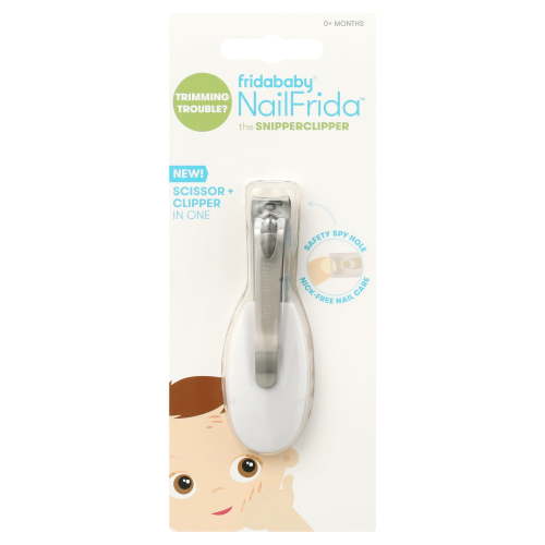 Frida Baby NailFrida Solo Snipperclipper Safe Baby Nail Clipper with Spy Hole for Newborns and Toddlers