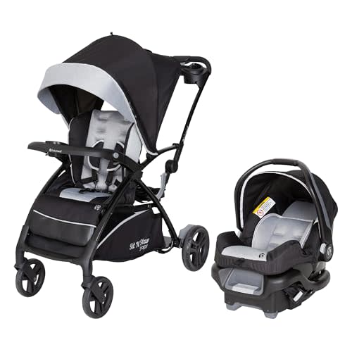 Baby Trend Sit N’ Stand 5-in-1 Shopper Travel System, Moondust