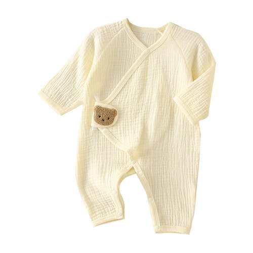 Newborn Clothes Organic Cotton Jumpsuit Baby Boy Girl Long Sleeve Jumpsuits for Fall Winter 𝐎ne Piece Romper