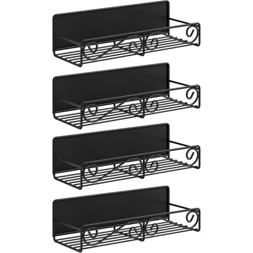 4 Pack Magnetic Spice Rack for Refrigerator