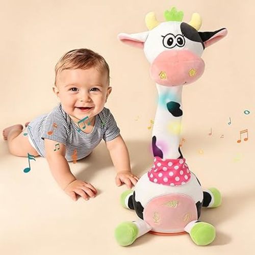 Dancing Talking Cow Toy, Singing Baby Toys Stuffed Animals
