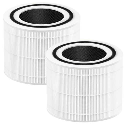 Core 300 Replacement Filter for Levoit Air Purifier Core 300-rf Core 300s, 3-in-1 Pre, H13 True HEPA, Activated Carbon Filtration System, Pack of 2