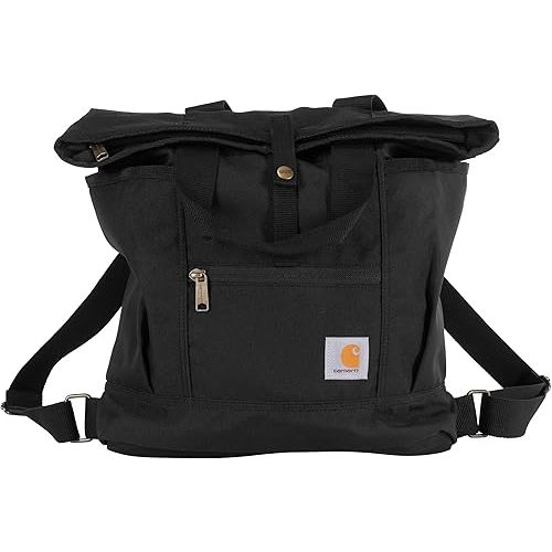 Carhartt Black Convertible Backpack Tote One Size