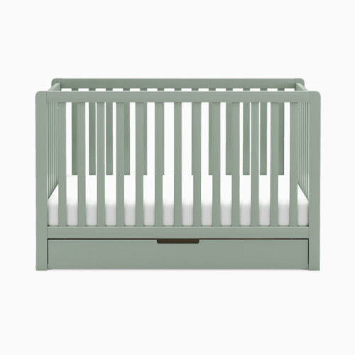 Colby 4-in-1 Convertible Crib with Trundle Drawer - Light Sage