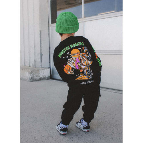 Monster Mobbing Long Sleeve | Little Trouble | Halloween Collection