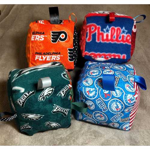 Philly Fan themed Soft Baby Blocks