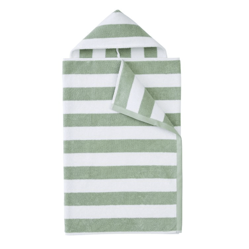 Rugby Stripe Kid Hooded Towel Collection