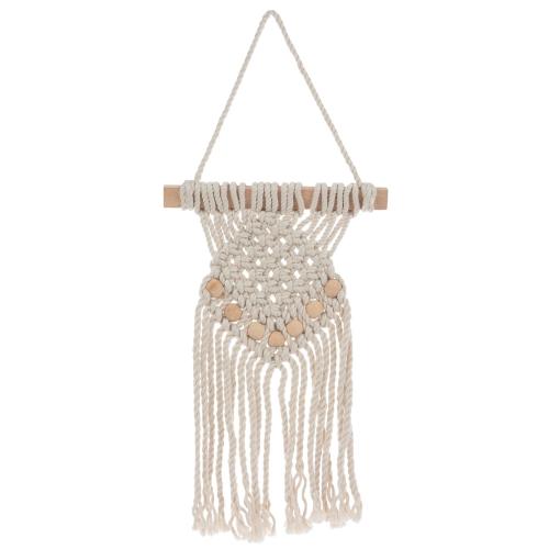 Beaded Macrame Wall Decor