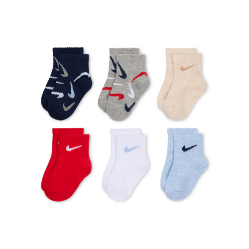 Nike Baby Swooshfetti Ankle Socks (6 Pairs). Nike.com