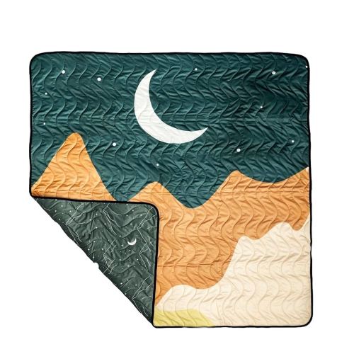 Kinder Cloth Diaper Co Adventure Play Mat - Machine Washable, Reversible, Water-Resistant, Quilted Blanket