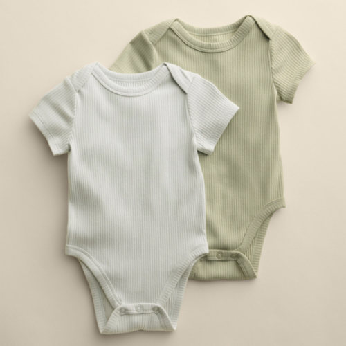 Baby Little Co. By Lauren Conrad 2-Pack Short Sleeve Bodysuits