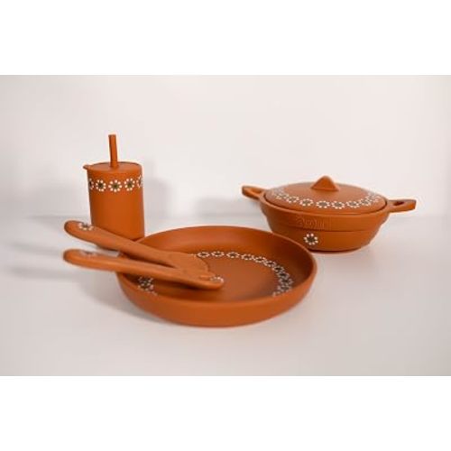 Barro silicone baby mealtime set