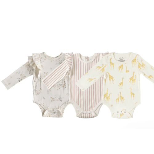 Long Sleeve One - Piece 3 - Pack