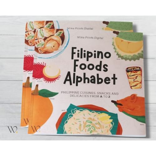 Filipino Foods Alphabet  Philippine Cuisines Street Snacks - Etsy