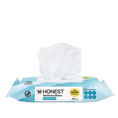 Sanitizing Alcohol Wipes Free and Clear | The Honest Company