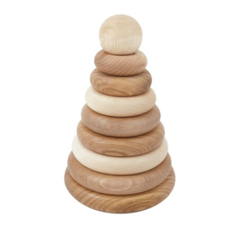 Natural Wooden Stacker