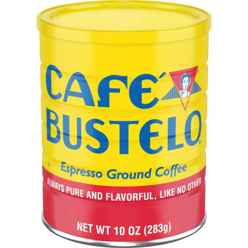 Cafe Bustelo, Espresso Style Dark Roast Ground Coffee, 10 oz Can