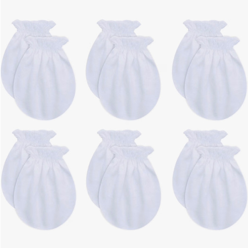 Baby Mittens No Scratch, Soft Cotton Newborn Gloves, (0-6 Months)