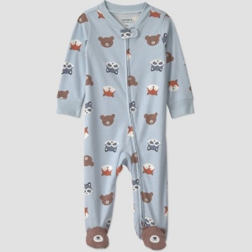 Carter's Just One You® Baby Boys' Wilderness Animals Sleep N' Play - Blue Newborn