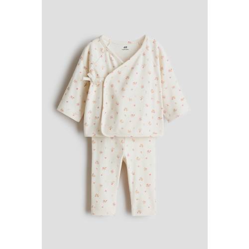 2-PIECE WRAPOVER TOP AND LEGGINGS SET