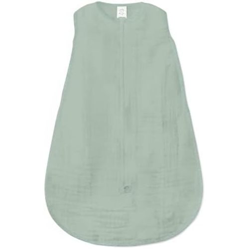 SwaddleDesigns Muslin zzZipMe Sleeping Sack, for Baby Boy and Girl, Wearable Blanket with 2-Way Zipper