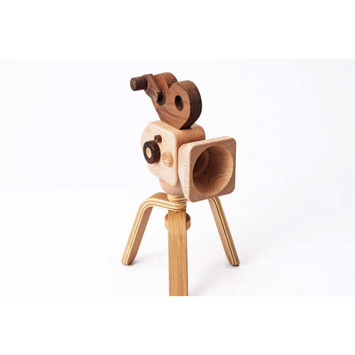 Super 16 Pro Wooden Toy Camera With Tripod