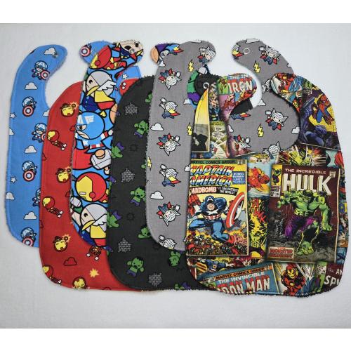 I Need a Hero | Cotton & Terry Baby Bib