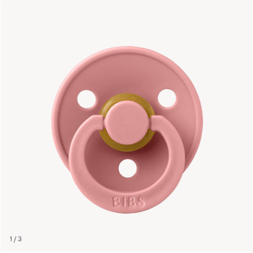 BIBS Colour Pacifier - Coral for Baby Comfort – Bibsworld store US
